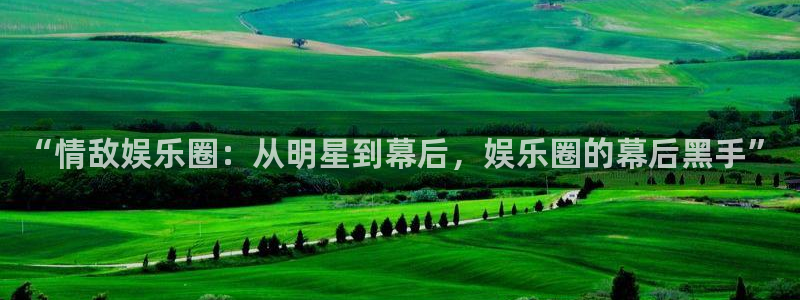 伟德国际1946体育2官网入口：“情敌娱乐圈：从明星到幕后，娱乐圈的幕后黑手”